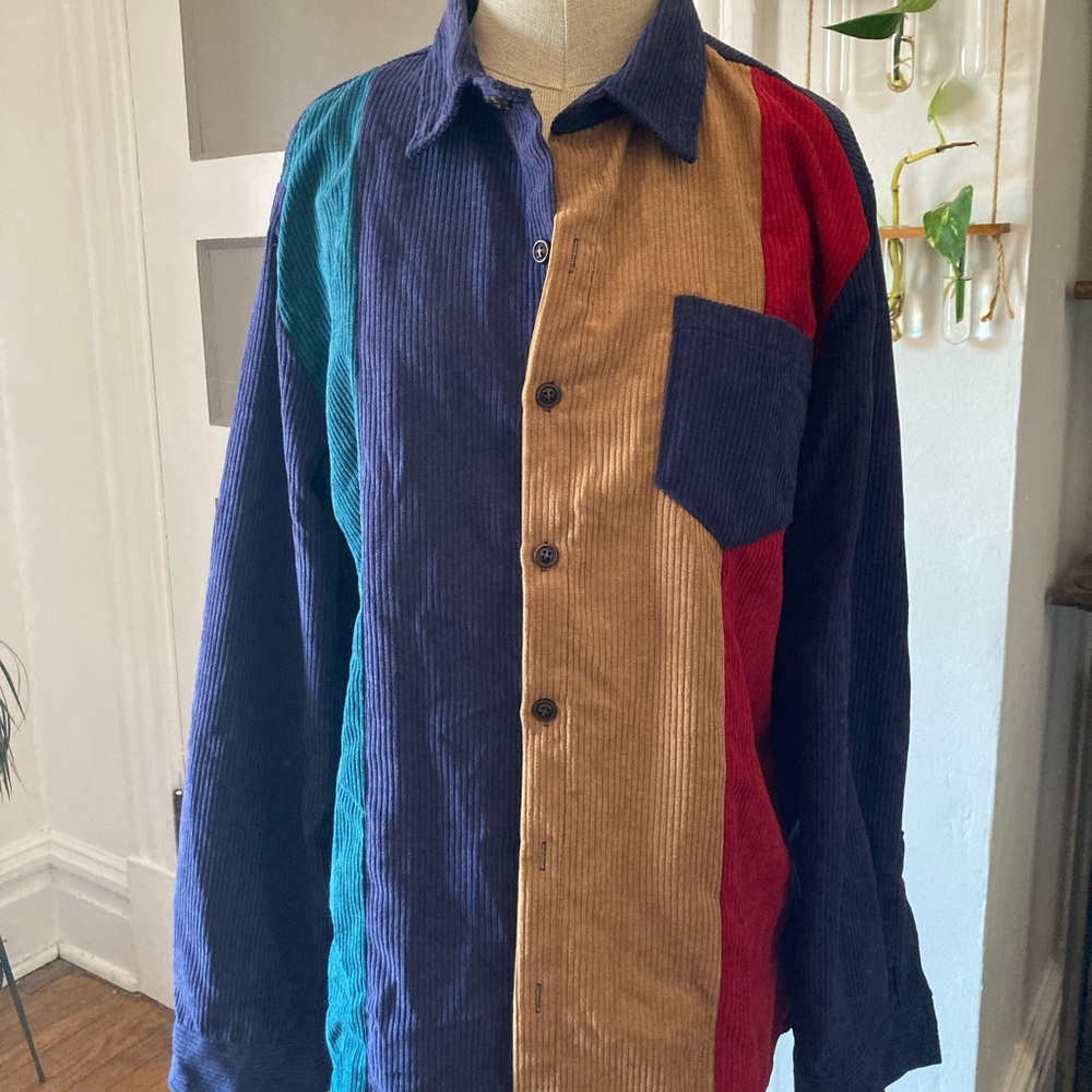Corduroy button down shirt